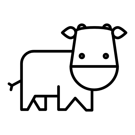 Cow cartoon variant