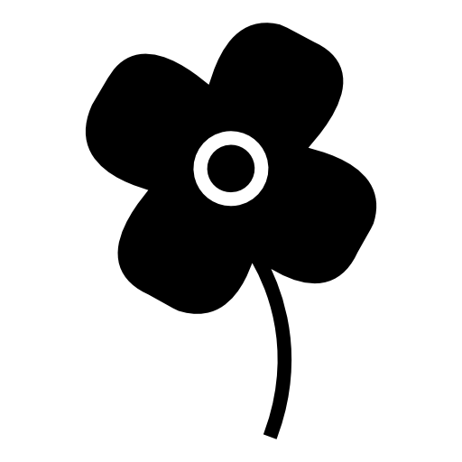 Flower black shape, IOS 7 interface symbol