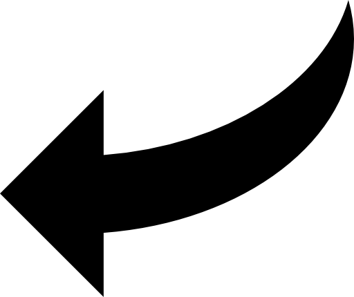 Arrow black pointing left