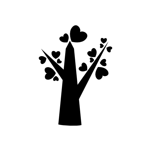 Hearts tree