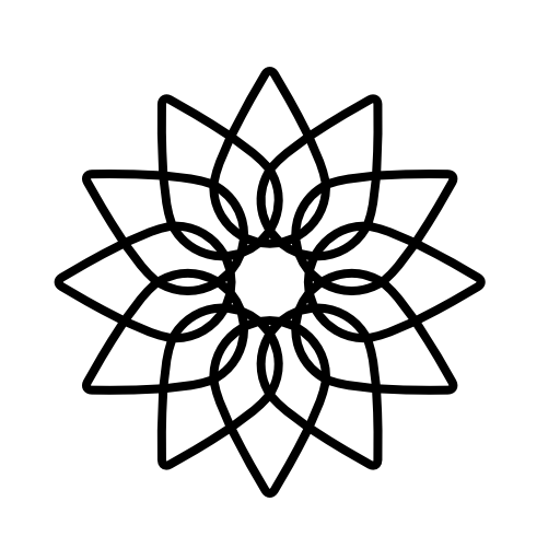 Geometric flower
