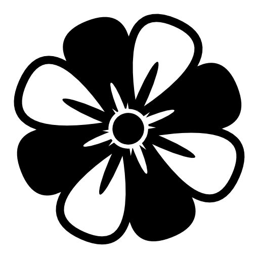 Flower variant with alternate color petals