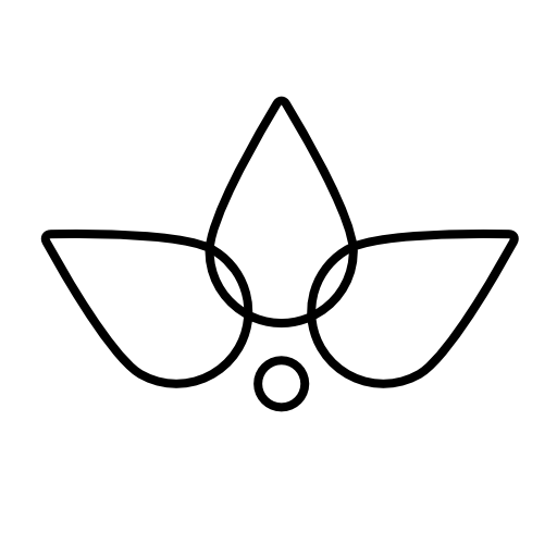 Flower shape outline