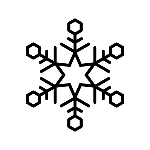 Star snowflake crystal