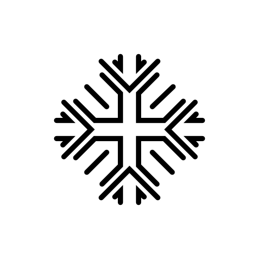 Snowflake lines and arrows
