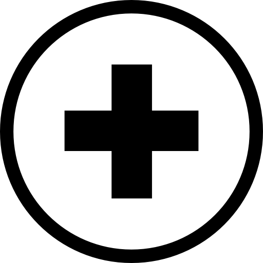 Add button. cross in a circle