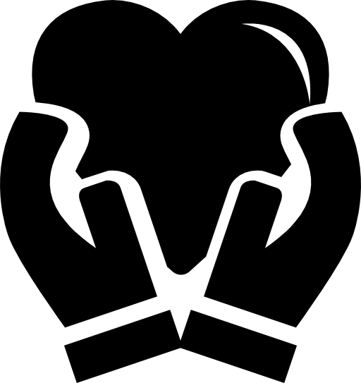 Heart shape in hands