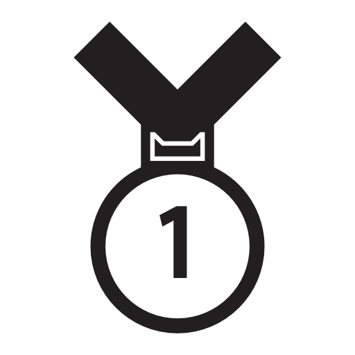 Number one medal