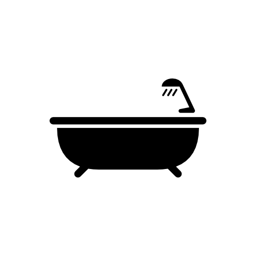 Bath tub with shower