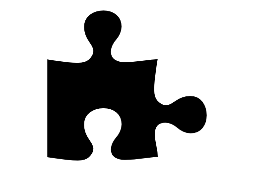Puzzle piece silhouette