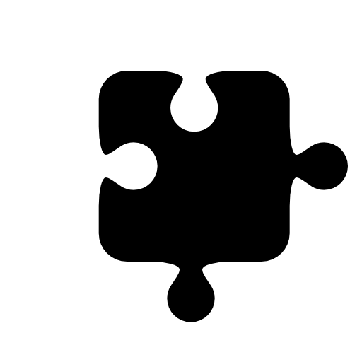 Puzzle piece silhouette