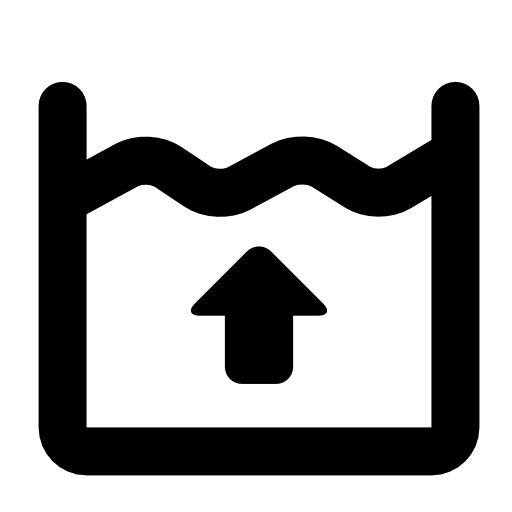 Arrow up water level