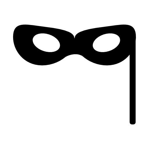 Eye mask with handle