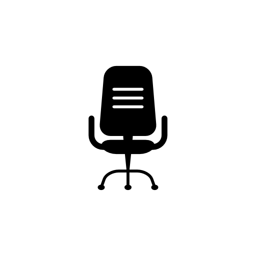 Office chair silhouette