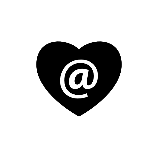 Internet mail heart