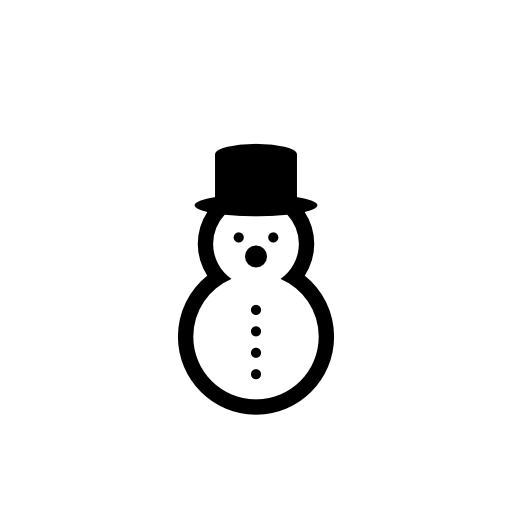 Winter snowman