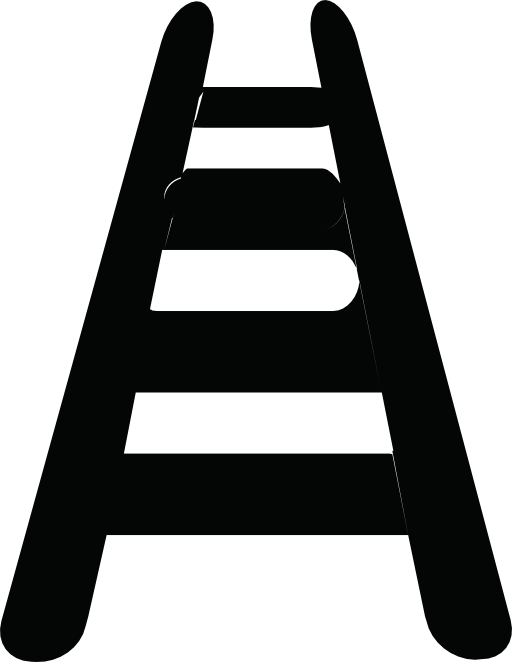 Ladder front view