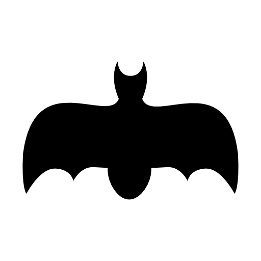Halloween black bat