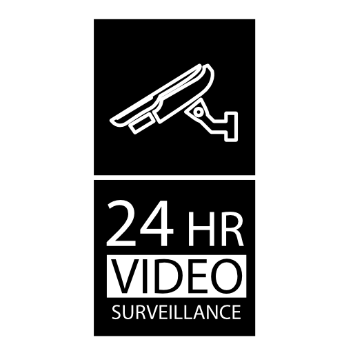 24 hours video surveillance signal
