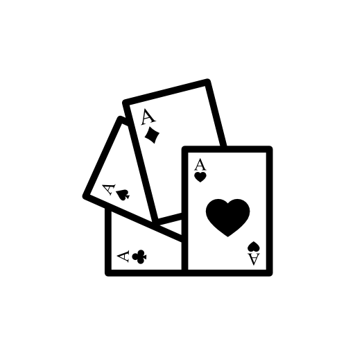 Playing cards with hearts