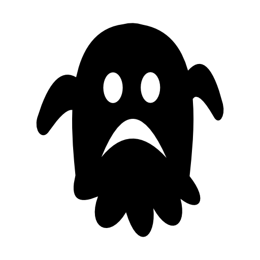 Halloween sad ghost