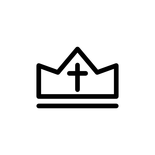 Religion crown outline