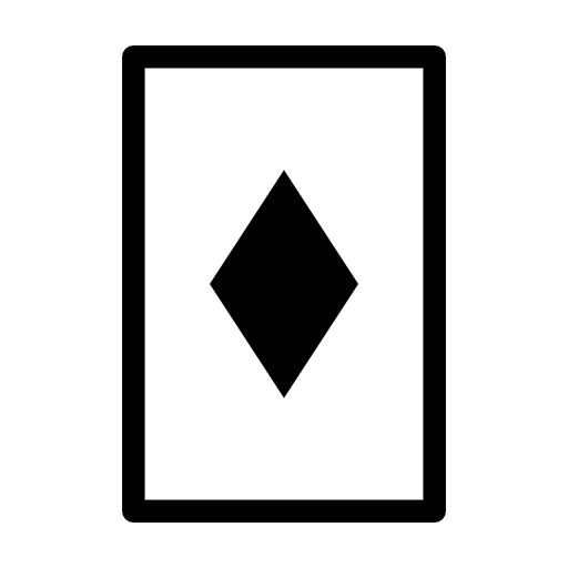 Diamonds playing card