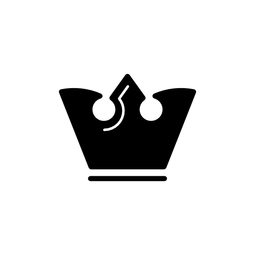 Royalty crown silhouette variant