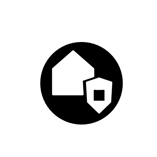 Surveillance for a house symbol in a circle
