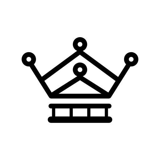 Royalty crown with double top