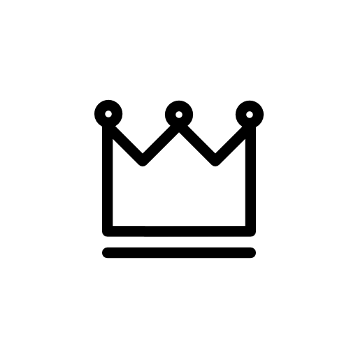 Royalty crown variant outline