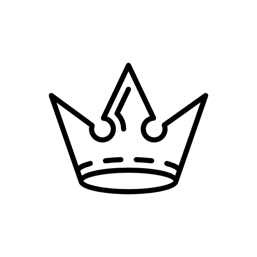 Crown with pointed tips