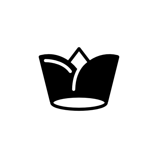 Crown variant silhouette with white details