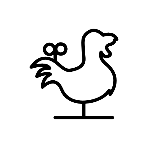 Toy chicken with control