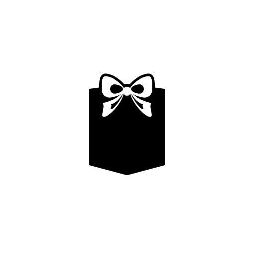 Surprise box with ribbon