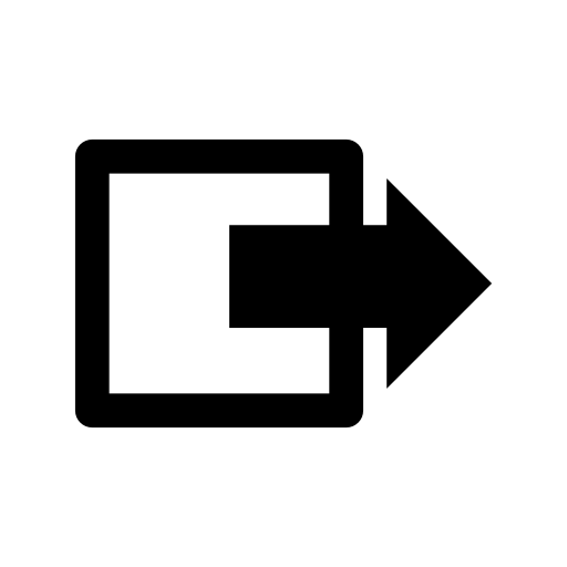 External arrow square symbol