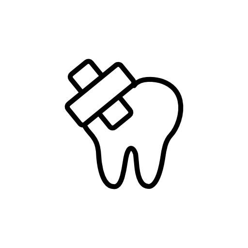 Injured tooth