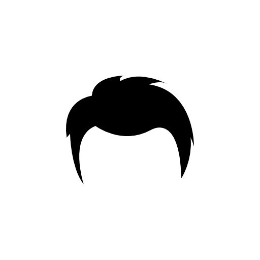 Male short hair shape