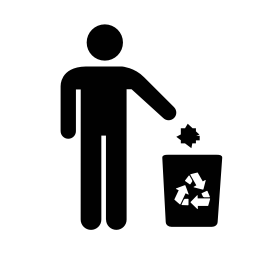Recycling man