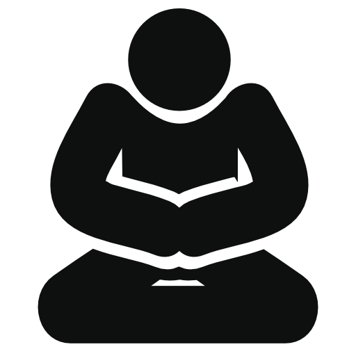 Person in meditation posture