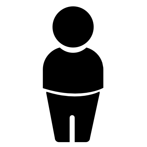 Person with a sweater silhouette