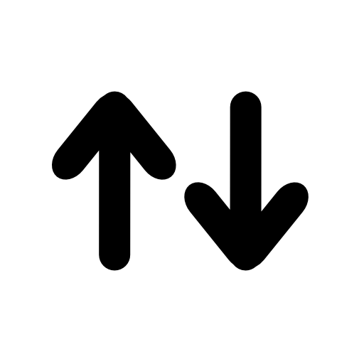 Up and down interface arrows
