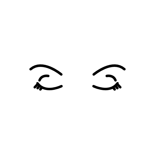 Female human eyes