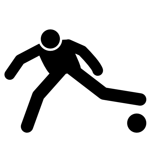 Football player running with the ball