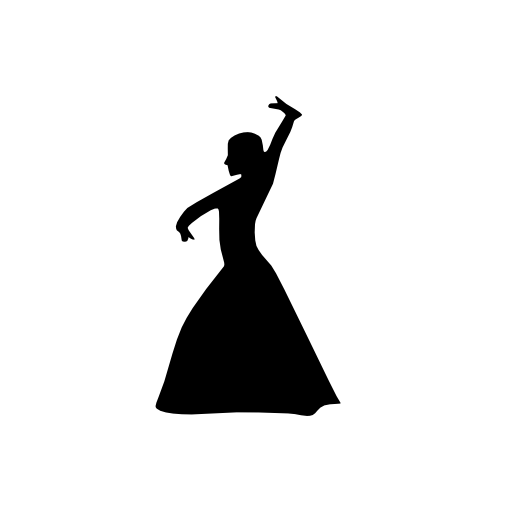 Woman dancing flamenco