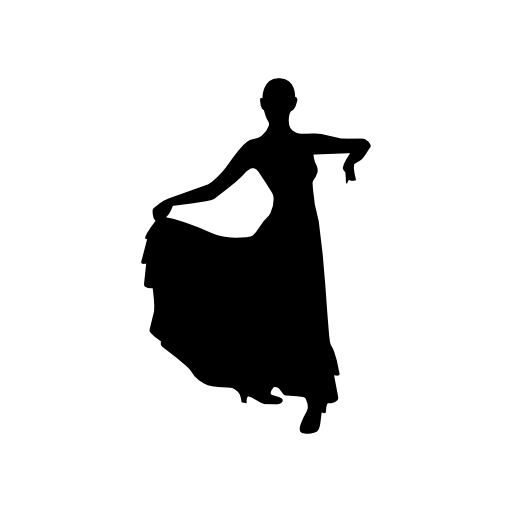 Flamenco female dancer