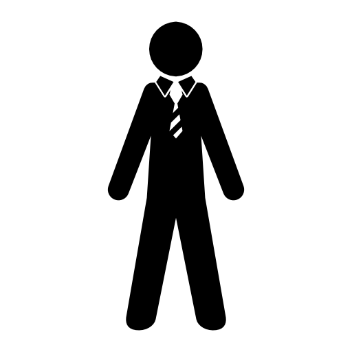 Man wearing suit and tie