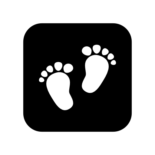 Kiddie footprints