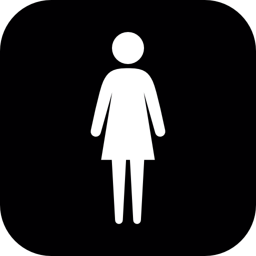 Female with dress silhouette
