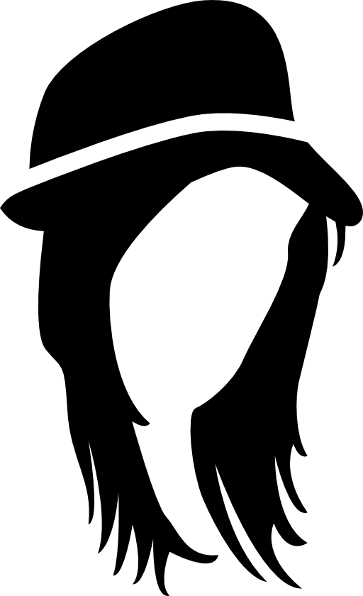 Hair with a hat